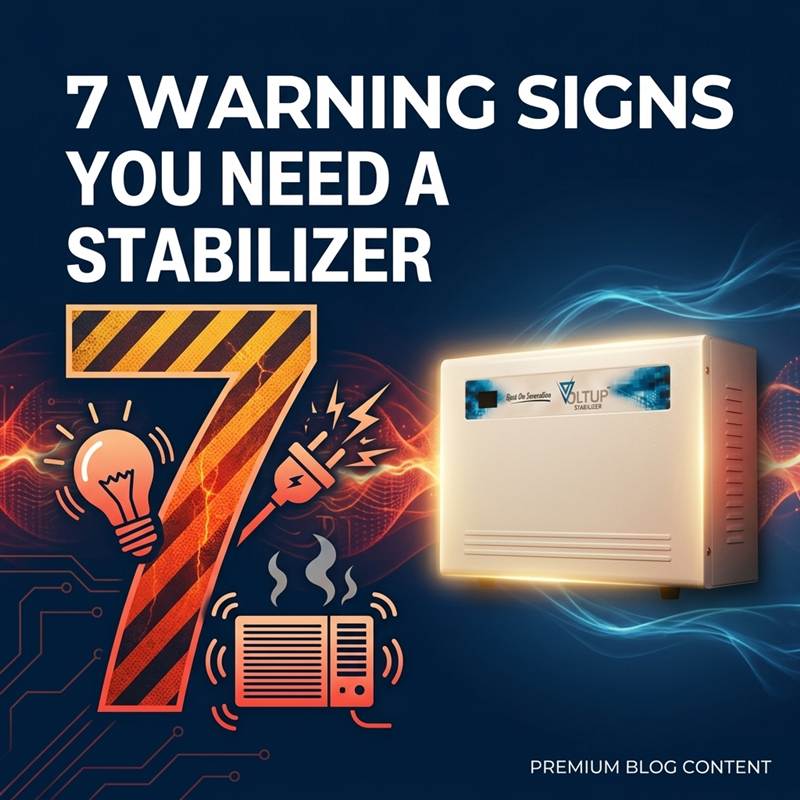 7 Signs Your Home Needs a Voltage Stabilizer | VoltUp